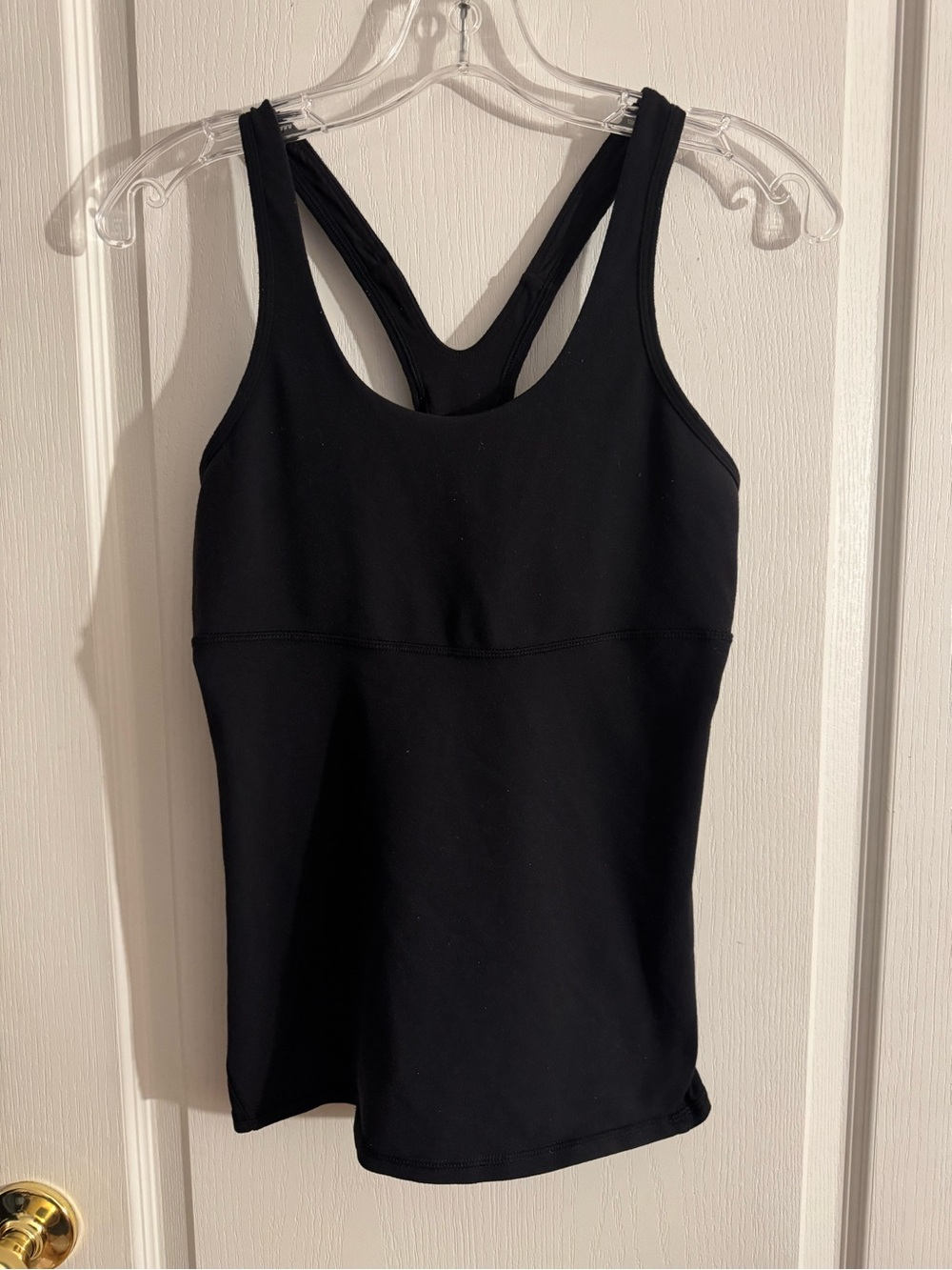 lululemon athletica Black Racerback Sports Bra Top